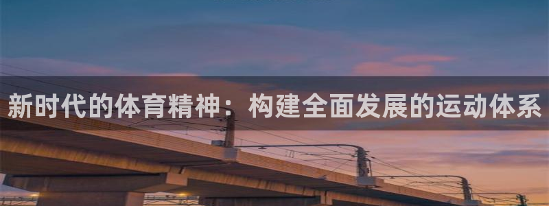 3377体育黑款吗：新时代的体育精神：构建全面发展的运动体系